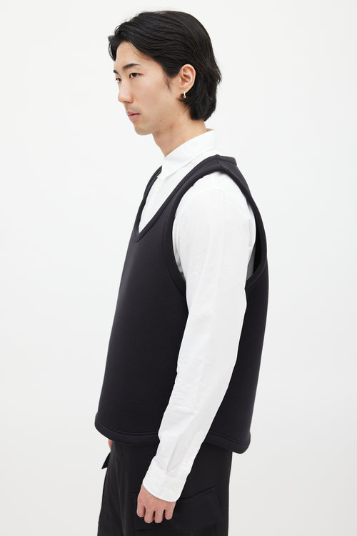 Kris Van Assche Black Neoprene Vest