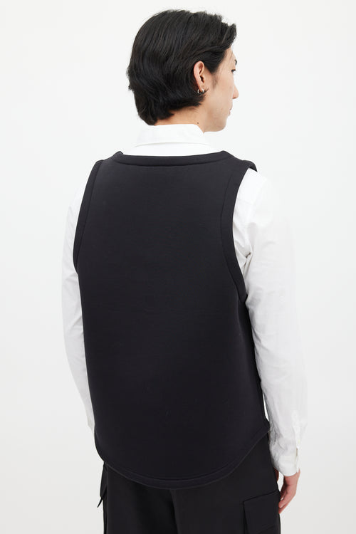 Kris Van Assche Black Neoprene Vest