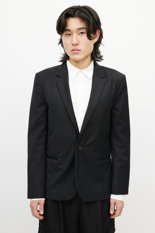 Kris Van Assche Black Wool Three Pocket Blazer