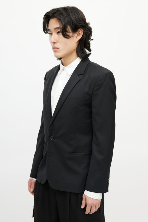 Kris Van Assche Black Wool Three Pocket Blazer