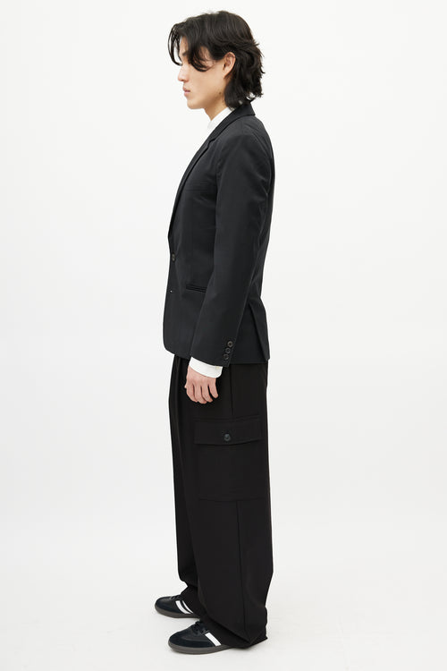 Kris Van Assche Black Wool Three Pocket Blazer