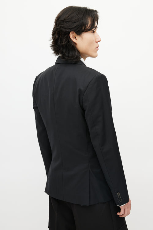 Kris Van Assche Black Wool Three Pocket Blazer