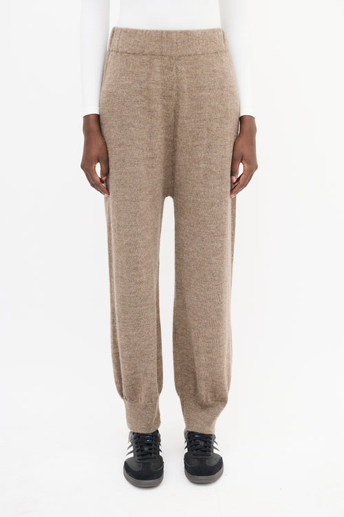 Lauren Manoogian Brown Merino Wool Pant