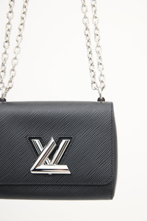 Louis Vuitton Black Epi Leather Twist PM Bag