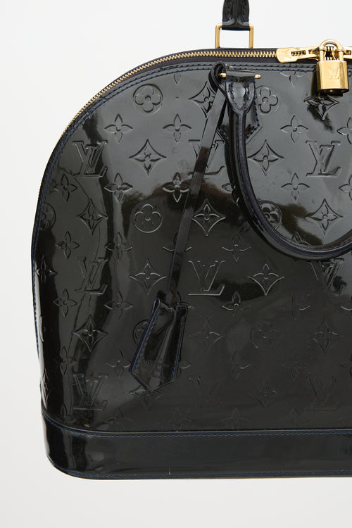 Louis Vuitton 2010 Black Vernis Alma Bag