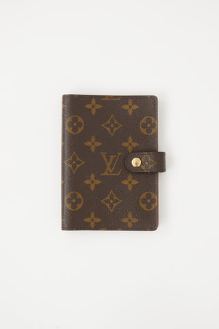 Louis Vuitton Brown Monogram Small Ring Agenda Cover