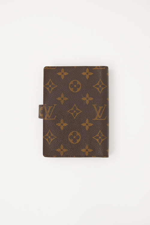 Louis Vuitton Brown Monogram Small Ring Agenda Cover