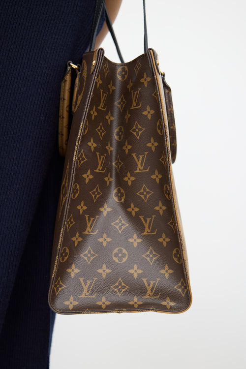 Louis Vuitton Brown Reverse OnTheGo Tote Bag