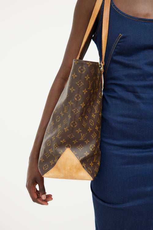 Louis Vuitton Brown Monogram Cabas Alto Bag