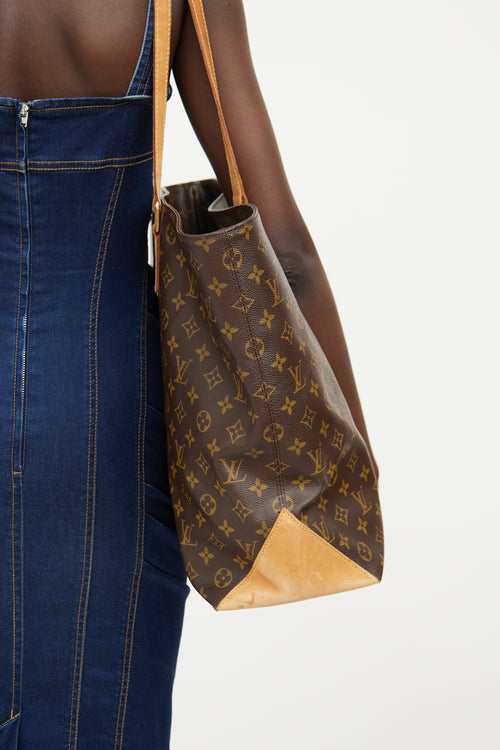 Louis Vuitton Brown Monogram Cabas Alto Bag