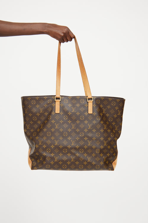 Louis Vuitton Brown Monogram Cabas Alto Bag