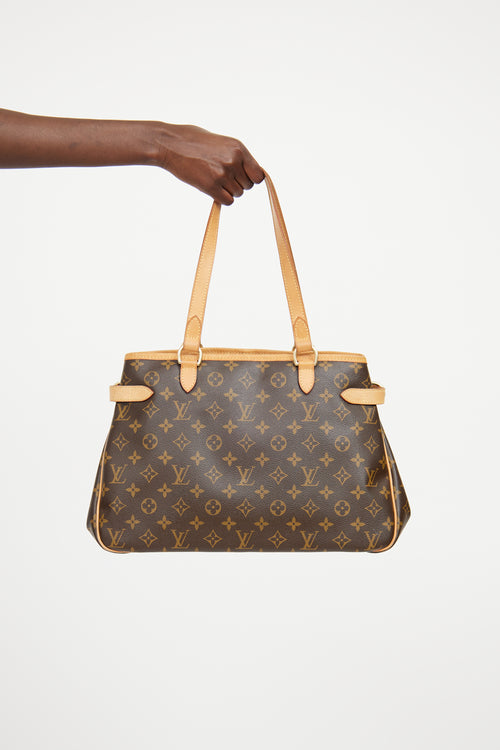 Louis Vuitton Brown Monogram Batignolles Horizontal Bag