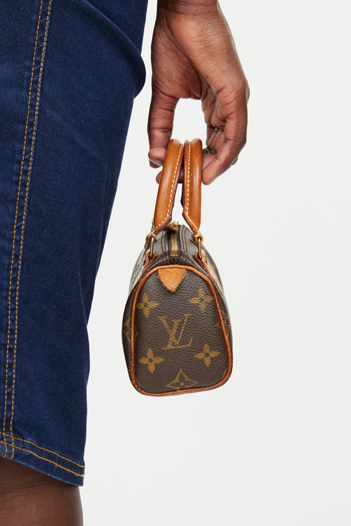 Louis Vuitton Brown Monogram Nano Speedy Bag