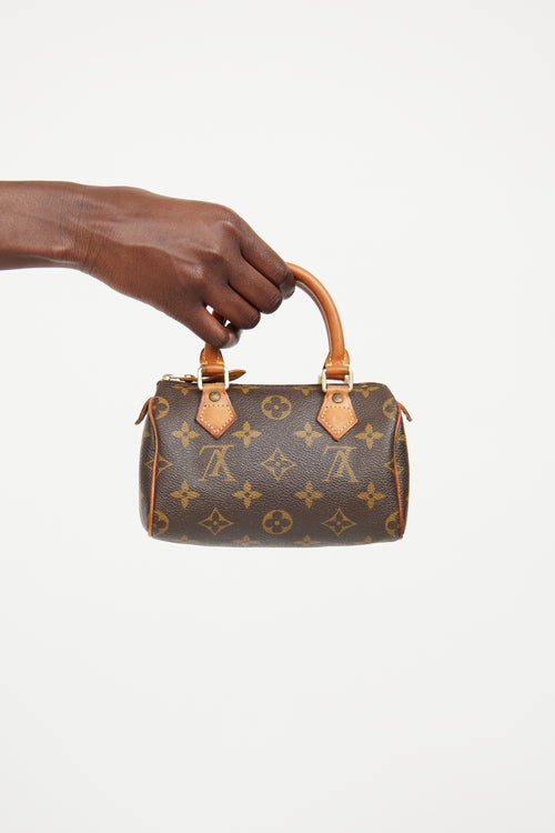 Louis Vuitton Brown Monogram Nano Speedy Bag