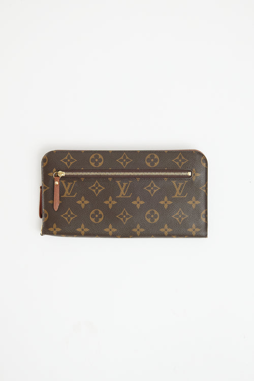 Louis Vuitton Brown Insolite Zip Tavel Monogram Wallet