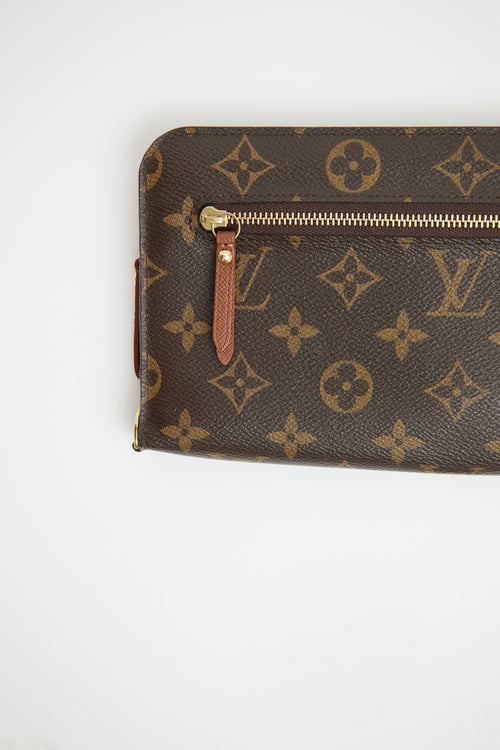 Louis Vuitton Brown Insolite Zip Tavel Monogram Wallet