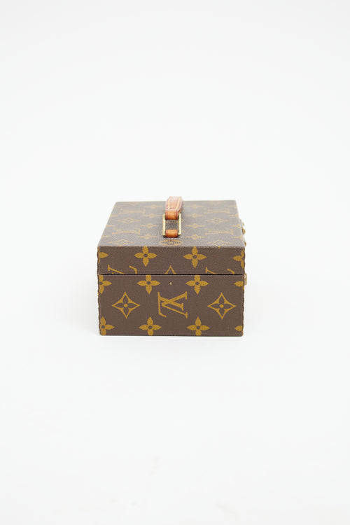 Louis Vuitton 1986 Brown Monogram Boite A Tout Jewelry Case