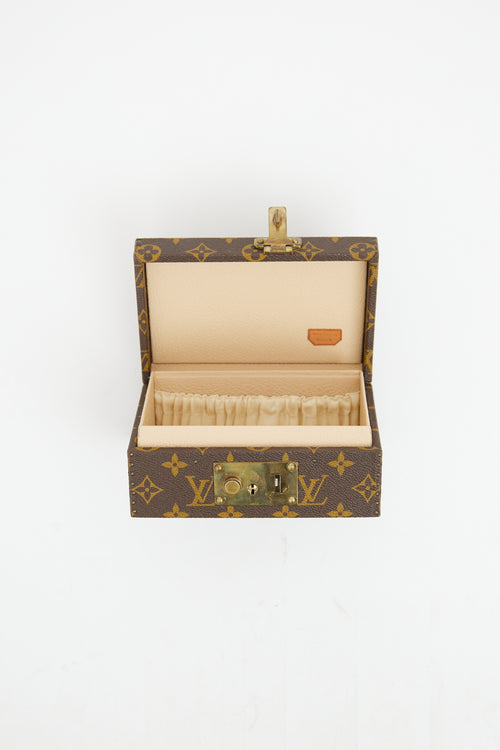 Louis Vuitton 1986 Brown Monogram Boite A Tout Jewelry Case