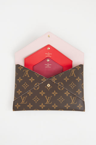 Louis Vuitton Brown Monogram Kirigami Pochette