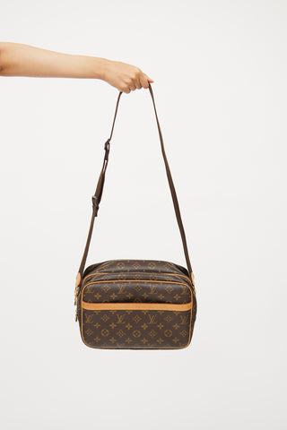 Louis Vuitton Brown Monogram Reporter Bag