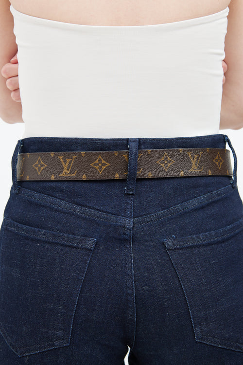 Brown Monogram 
Black Epi Coquelicot Belt