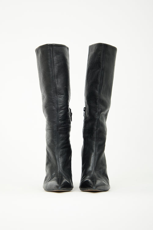 L
Intervalle Black Leather Heritage Boot