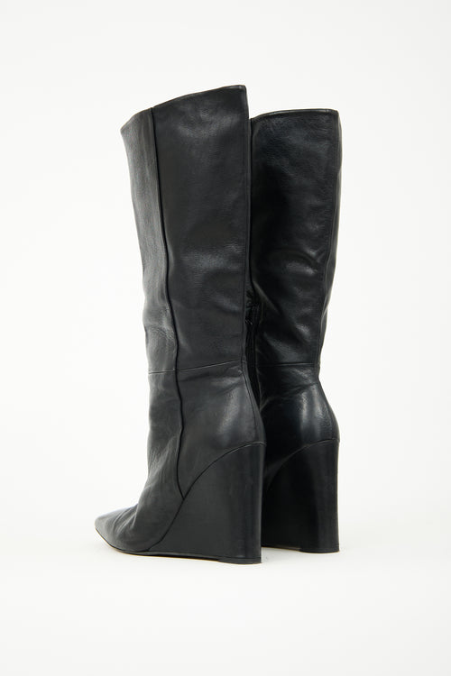 L
Intervalle Black Leather Heritage Boot