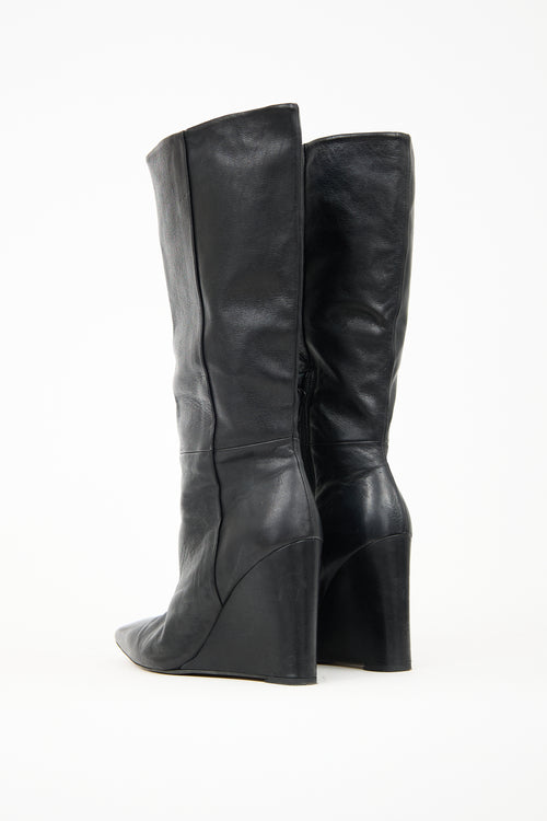 L
Intervalle Black Leather Heritage Boot