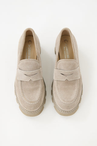 La Canadienne Suede Daniel Loafer