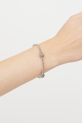 Lagos Sterling Silver Caviar Forever Bracelet