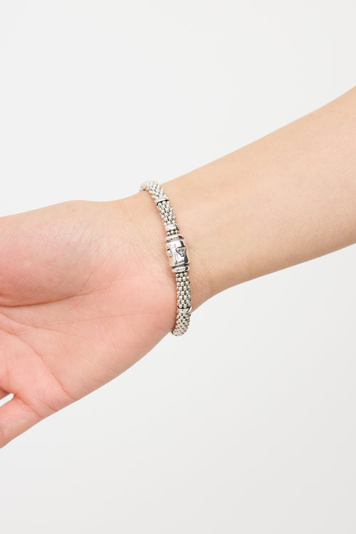 Lagos Sterling Silver Station Bracelet