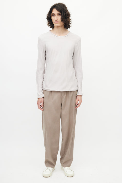 Lanvin Grey Layered Top