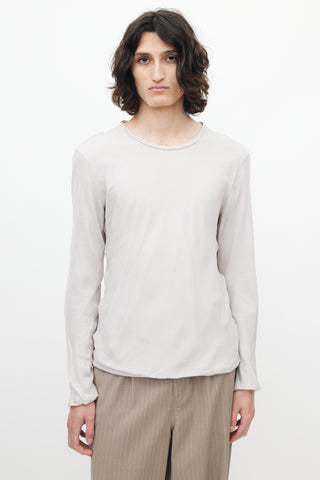 Lanvin Grey Layered Top