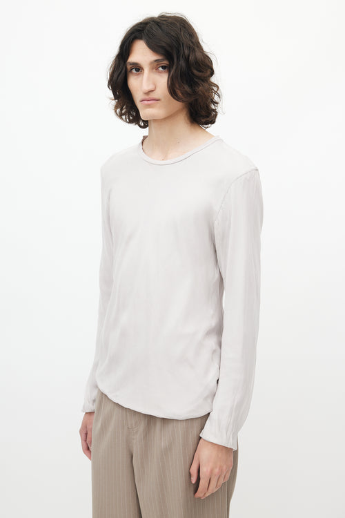 Lanvin Grey Layered Top