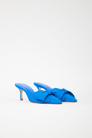 Larroudé Bow Mini Elle Mule