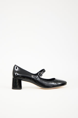 Larroudé Patent Leather Blair Heel