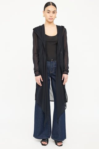 Lauren Bagliore Panel Hood Cardigan