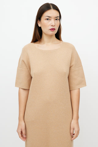 Lauren Manoogian Brown Knit Dress