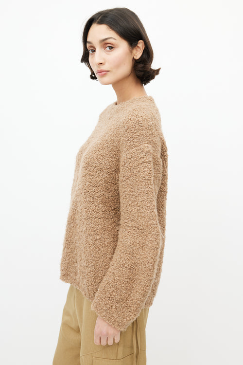 Lauren Manoogian Brown Wool Knit Sweater