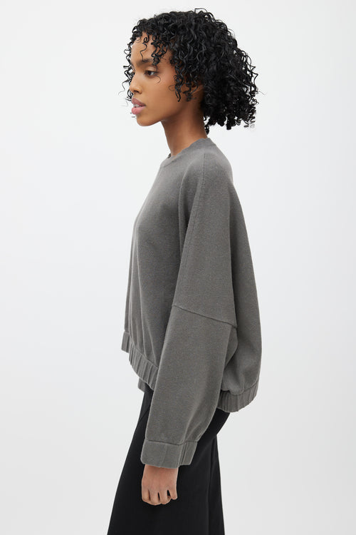 Lauren Manoogian Grey Knit Crewneck