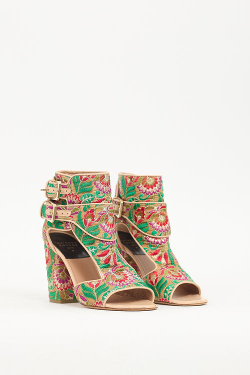 Laurence Dacade Multicolour Brocade Heel