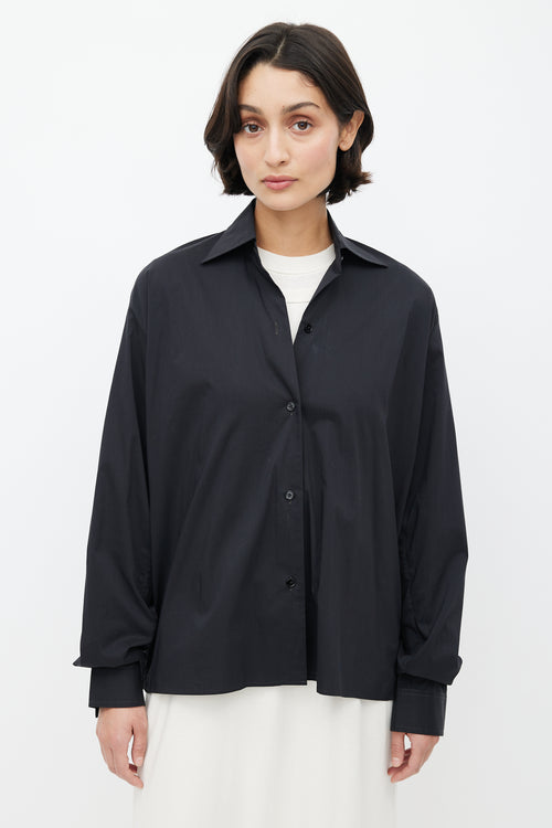 Lemaire Black Button Up Shirt