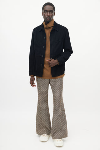 Lemaire Black Corduroy  Shirt