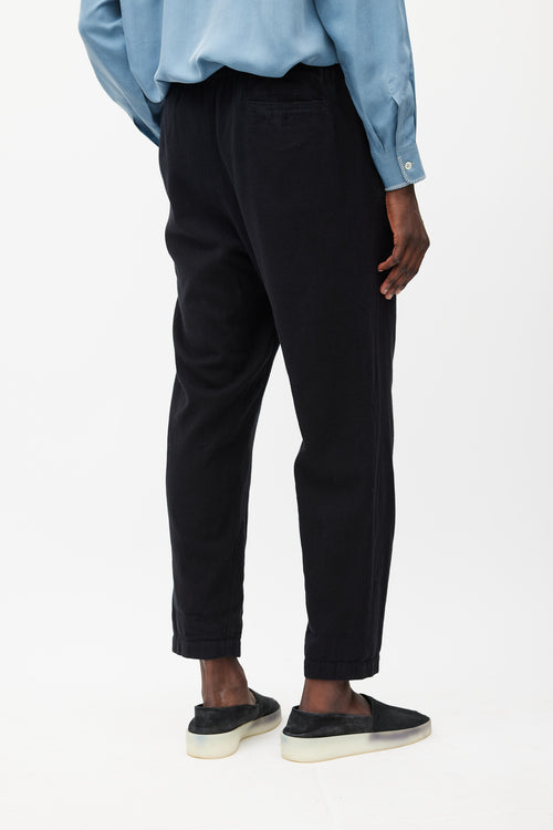 Lemaire Black Straight Leg Trouser