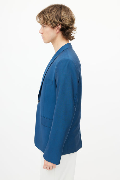 Lemaire Blue Mohair 
Wool Blazer