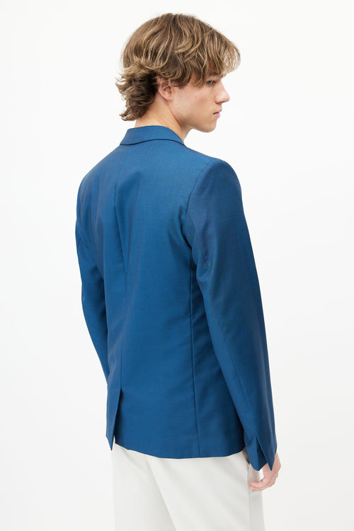 Lemaire Blue Mohair 
Wool Blazer