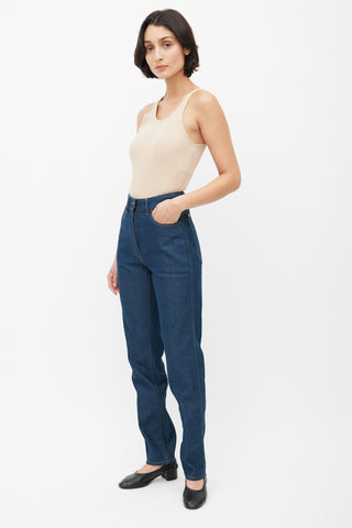 Lemaire Blue Slim Denim Jeans