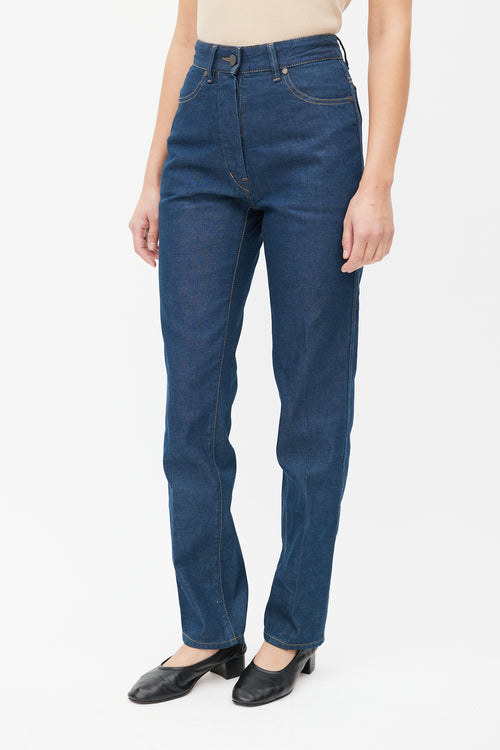 Lemaire Blue Slim Denim Jeans