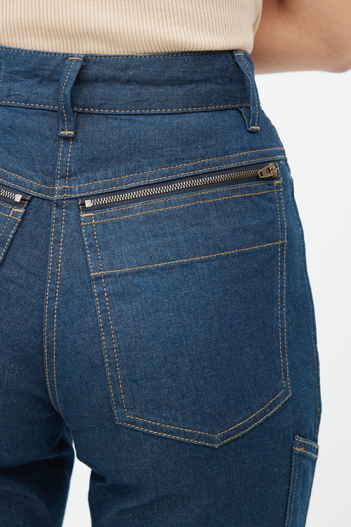 Lemaire Blue Slim Denim Jeans