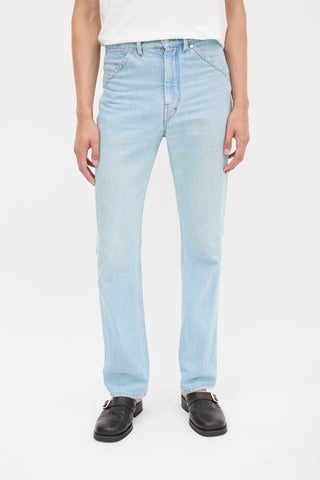 Lemaire Light Wash Straight Leg Jeans